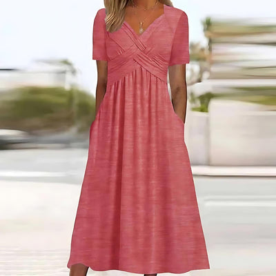 Nadine - Stilvolles langes Kleid