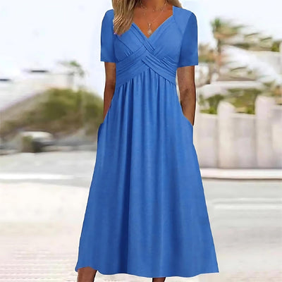 Nadine - Stilvolles langes Kleid