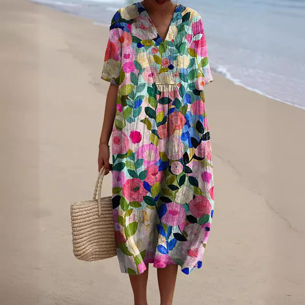 Nicka - Kleid mit Blumenmuster