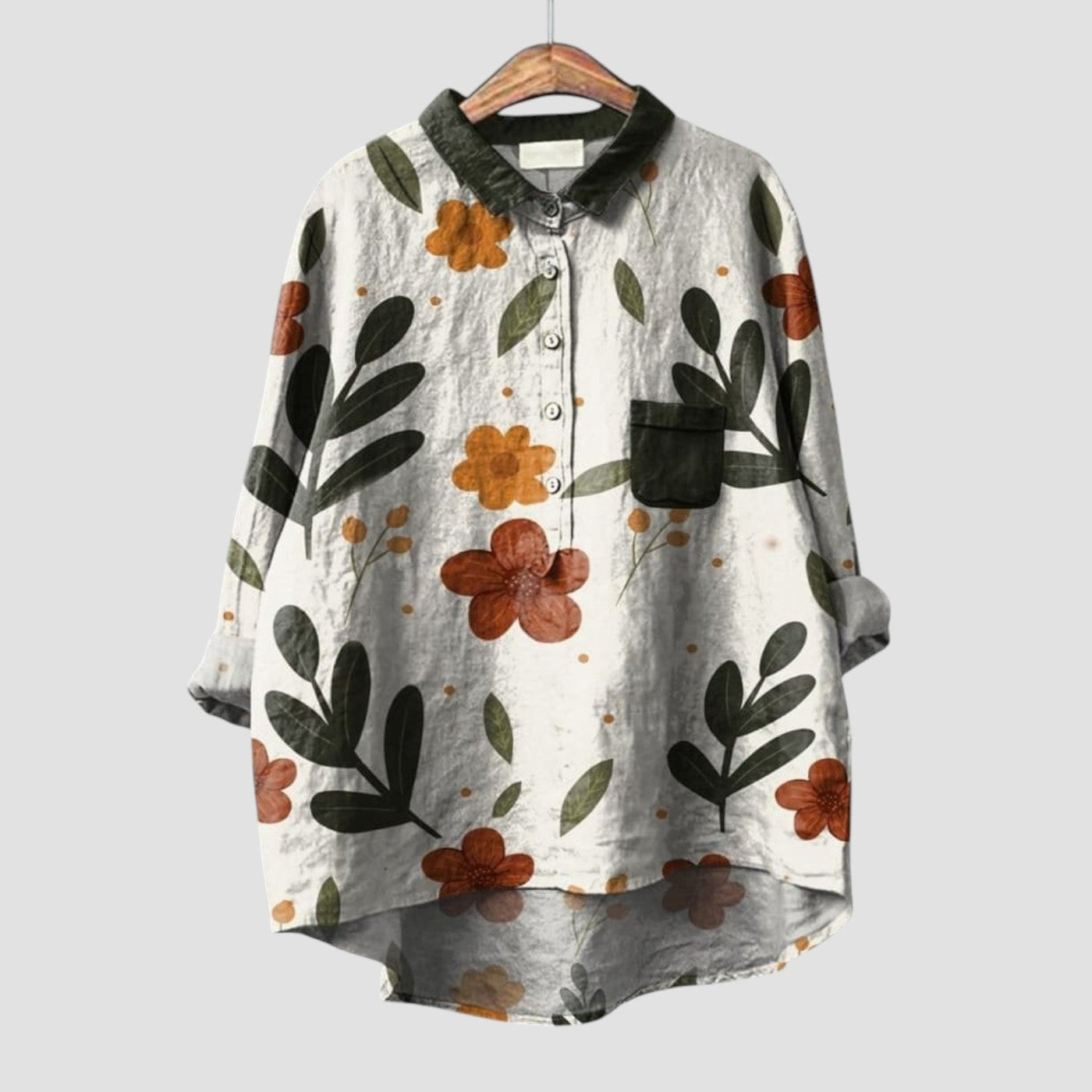 Ottavia-Modisches bedrucktes Top