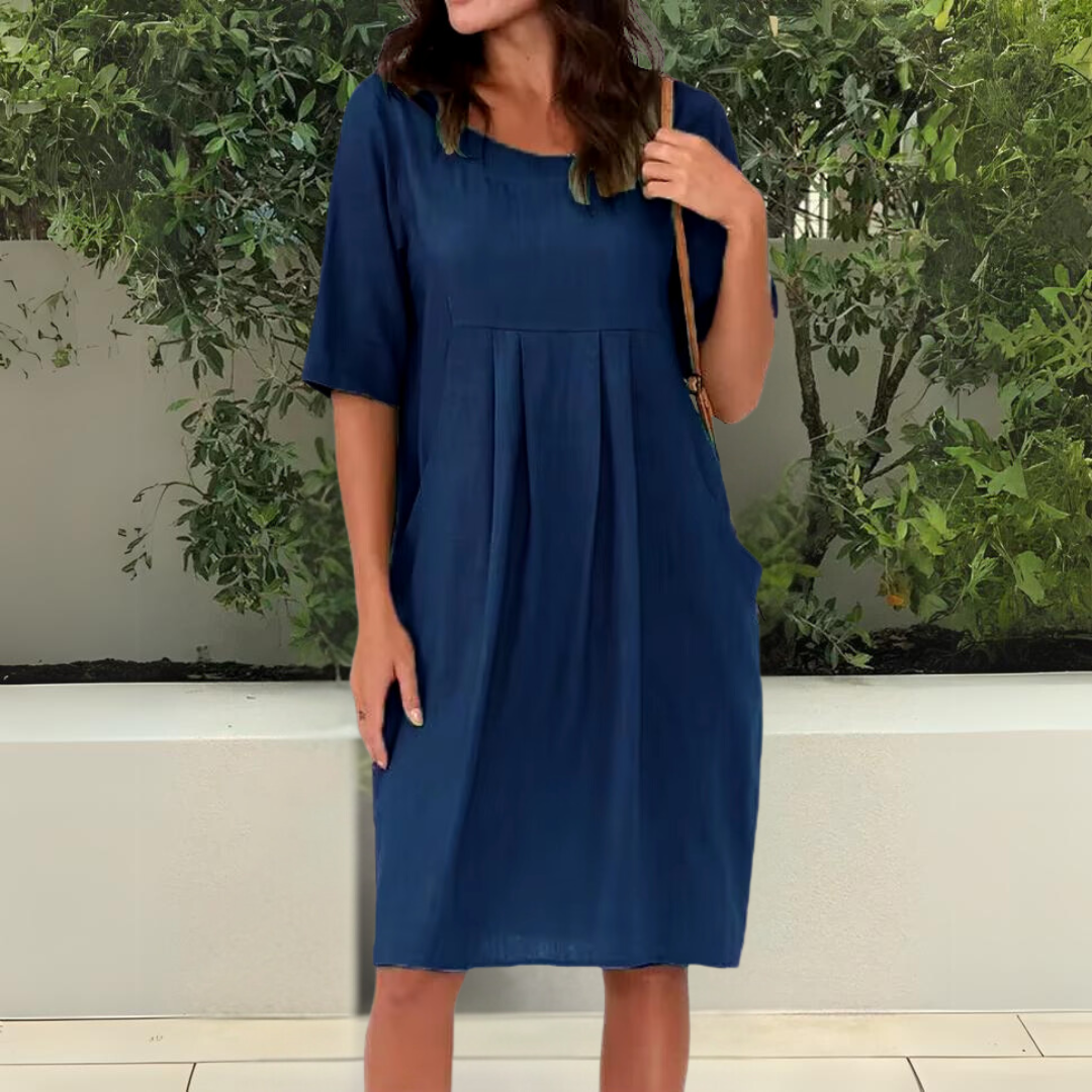 Sophia™ - Locker sitzendes Kleid mit Taschen