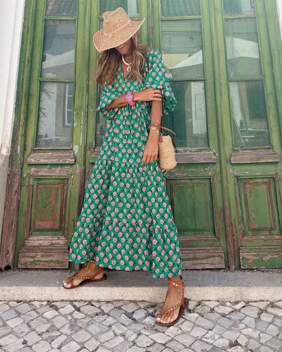 Sylvie - Langes Bohème-Kleid