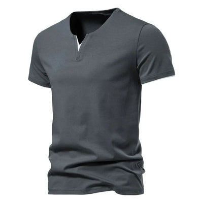 Elias| Herren Slim Fit Freizeit-T-Shirts