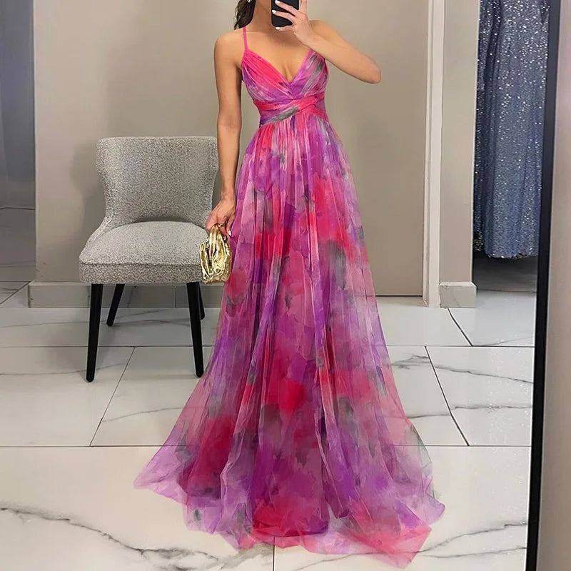 Gisella™ | Bezauberndes Maxikleid mit Blumenprint