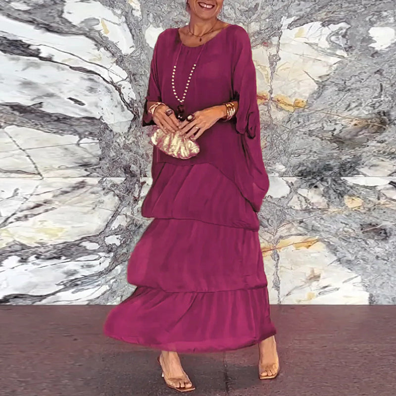 Venisa - Überlagertes Chiffonkleid