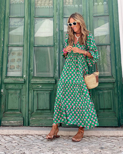 Sylvie - Langes Bohème-Kleid
