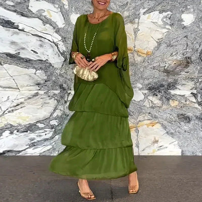 Venisa - Überlagertes Chiffonkleid