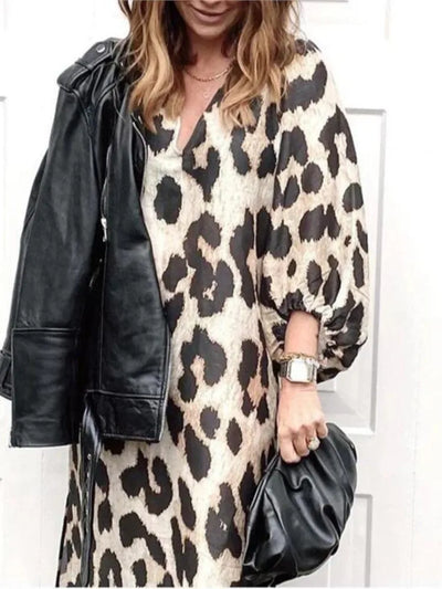 Lisa™ - Kleid mit Leopardenmuster