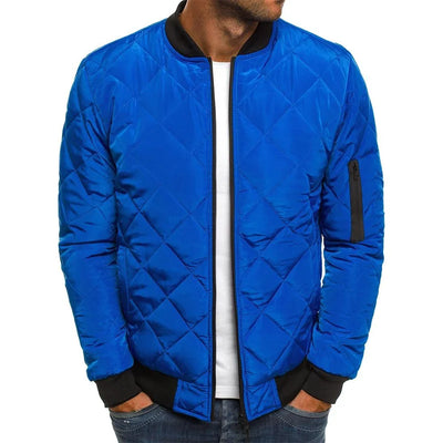 AMBROSE | HOCHWERTIGE FREIZEITJACKE MIT RAUTENMUSTER