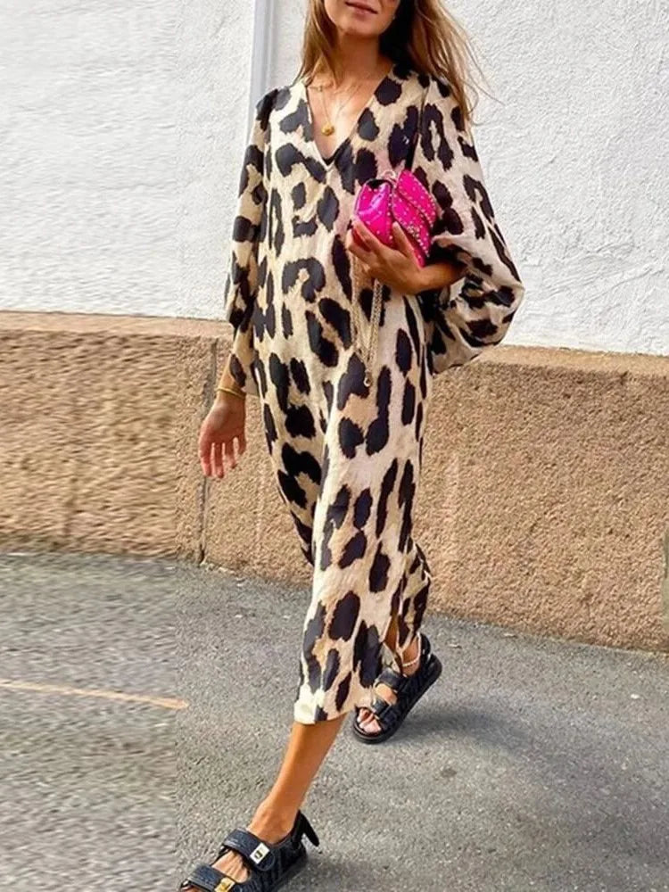 Lisa™ - Kleid mit Leopardenmuster