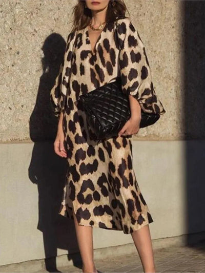 Lisa™ - Kleid mit Leopardenmuster