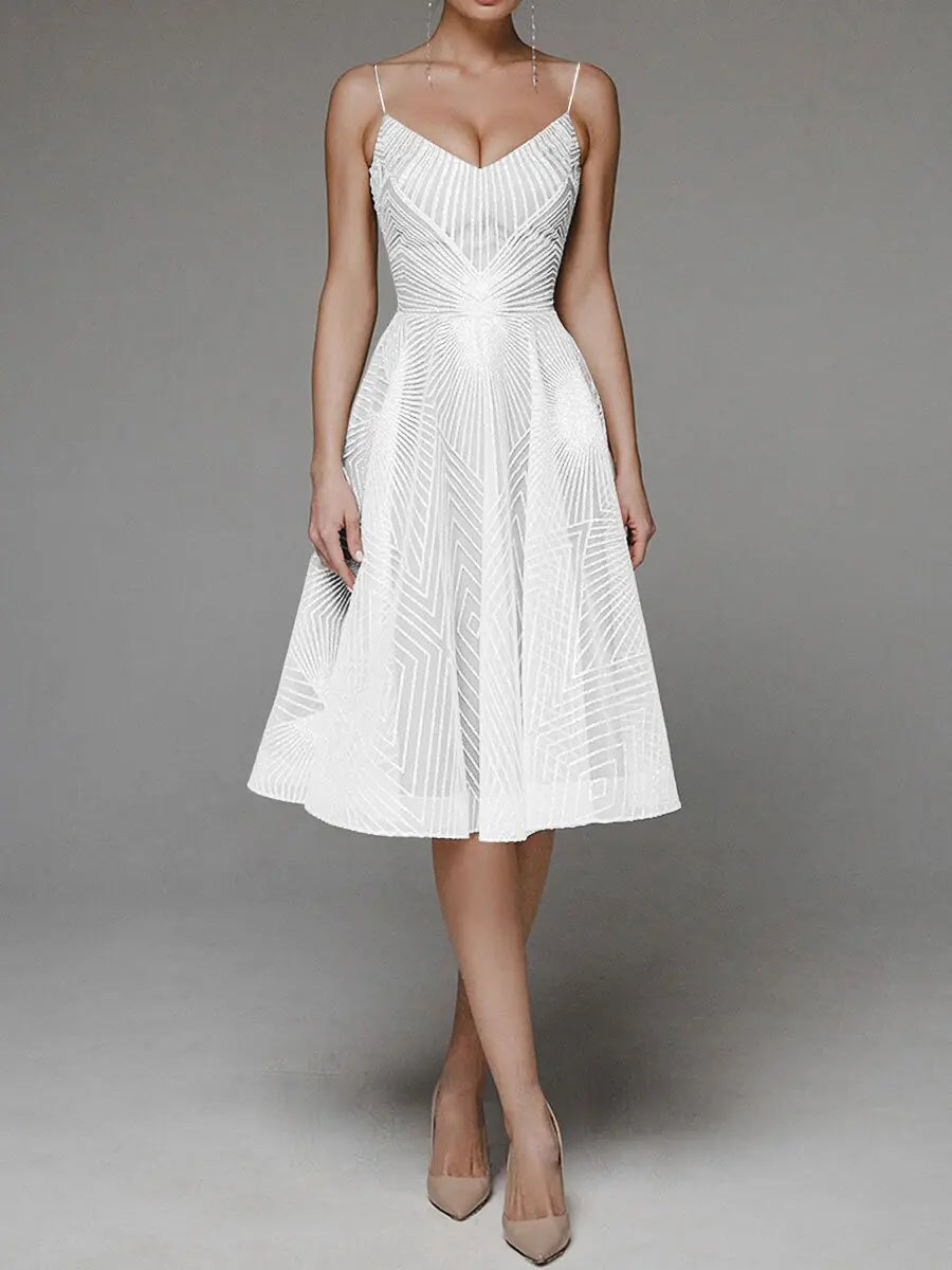 Lara | Elegantes ärmelloses Partykleid für Frauen