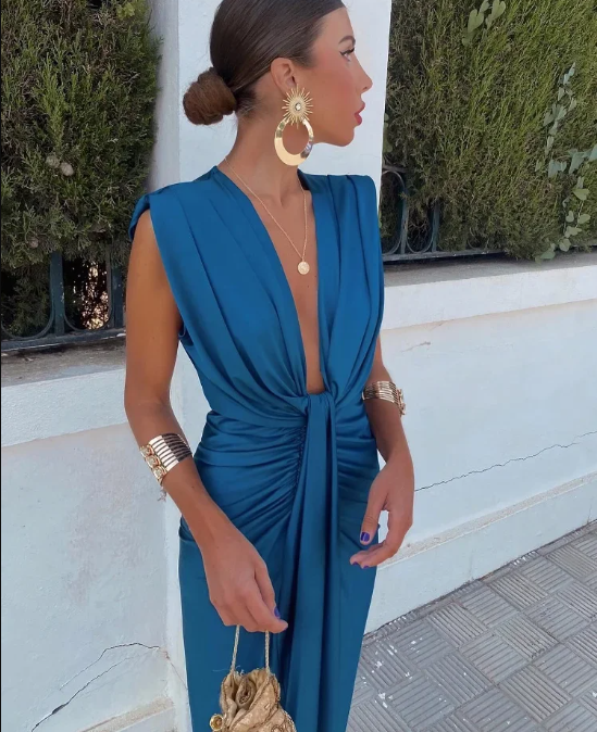 Lily | Elegantes plissiertes Kleid