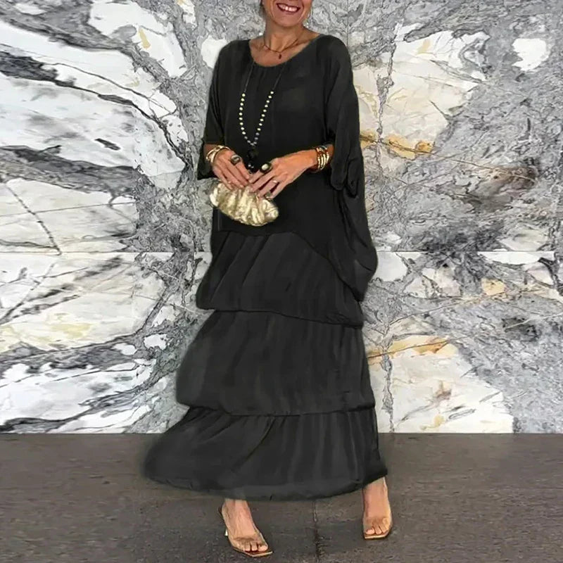 Venisa - Überlagertes Chiffonkleid