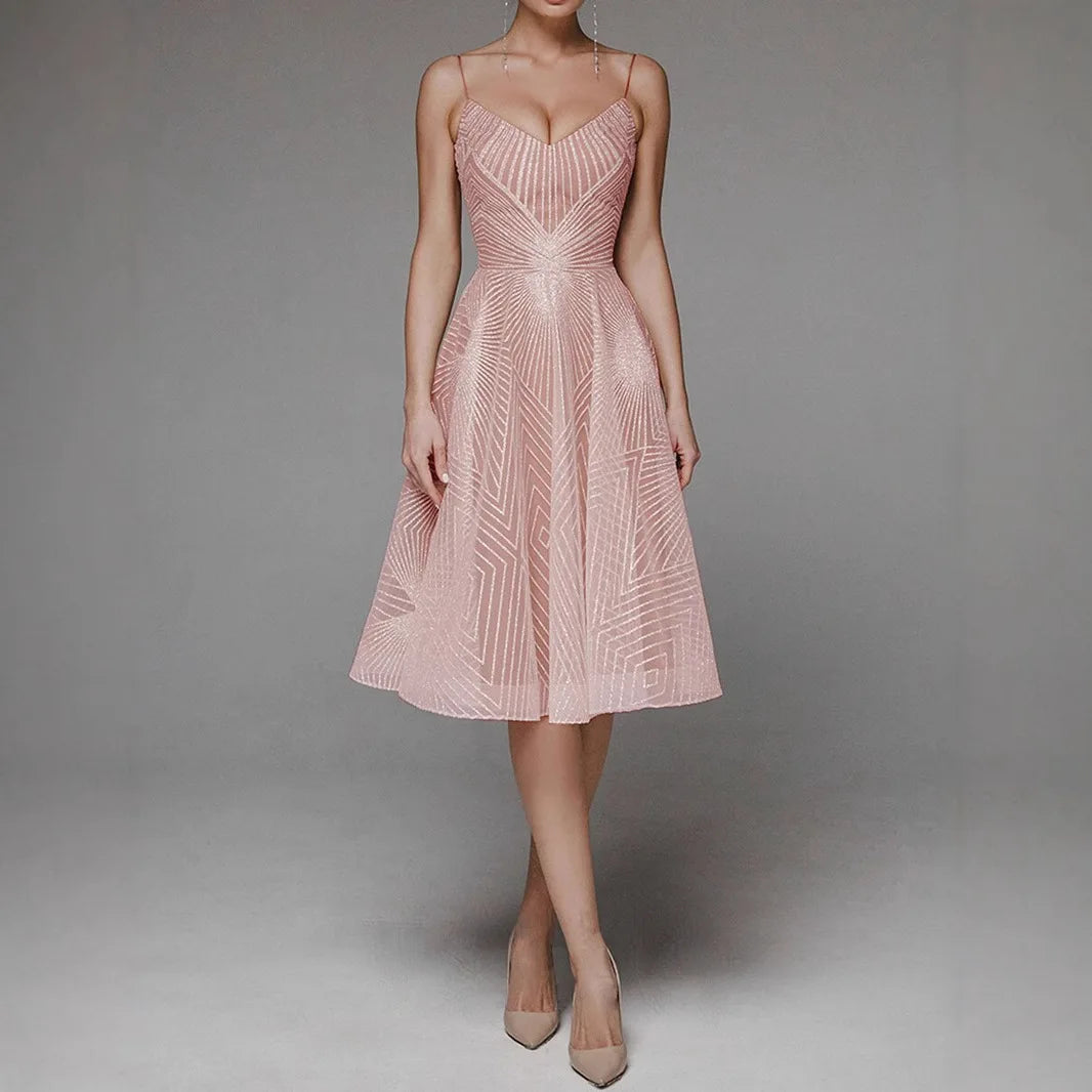 Lara | Elegantes ärmelloses Partykleid für Frauen