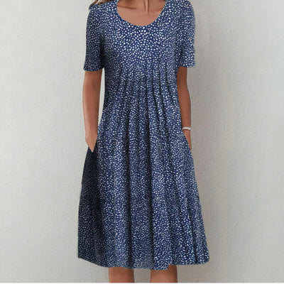 Sabine™ | Schmeichelhaftes Blümchenkleid
