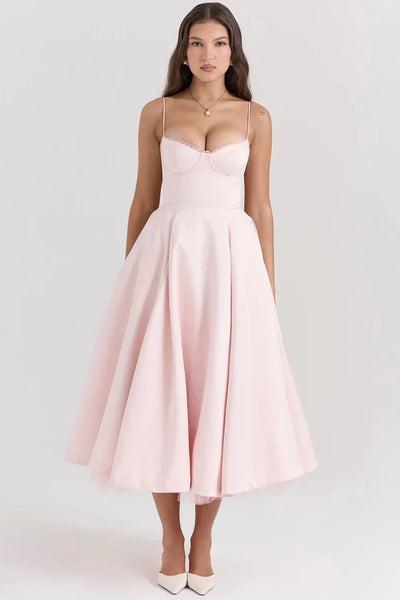 Cordelia | Zartes Kleid mit Tüll-Akzent