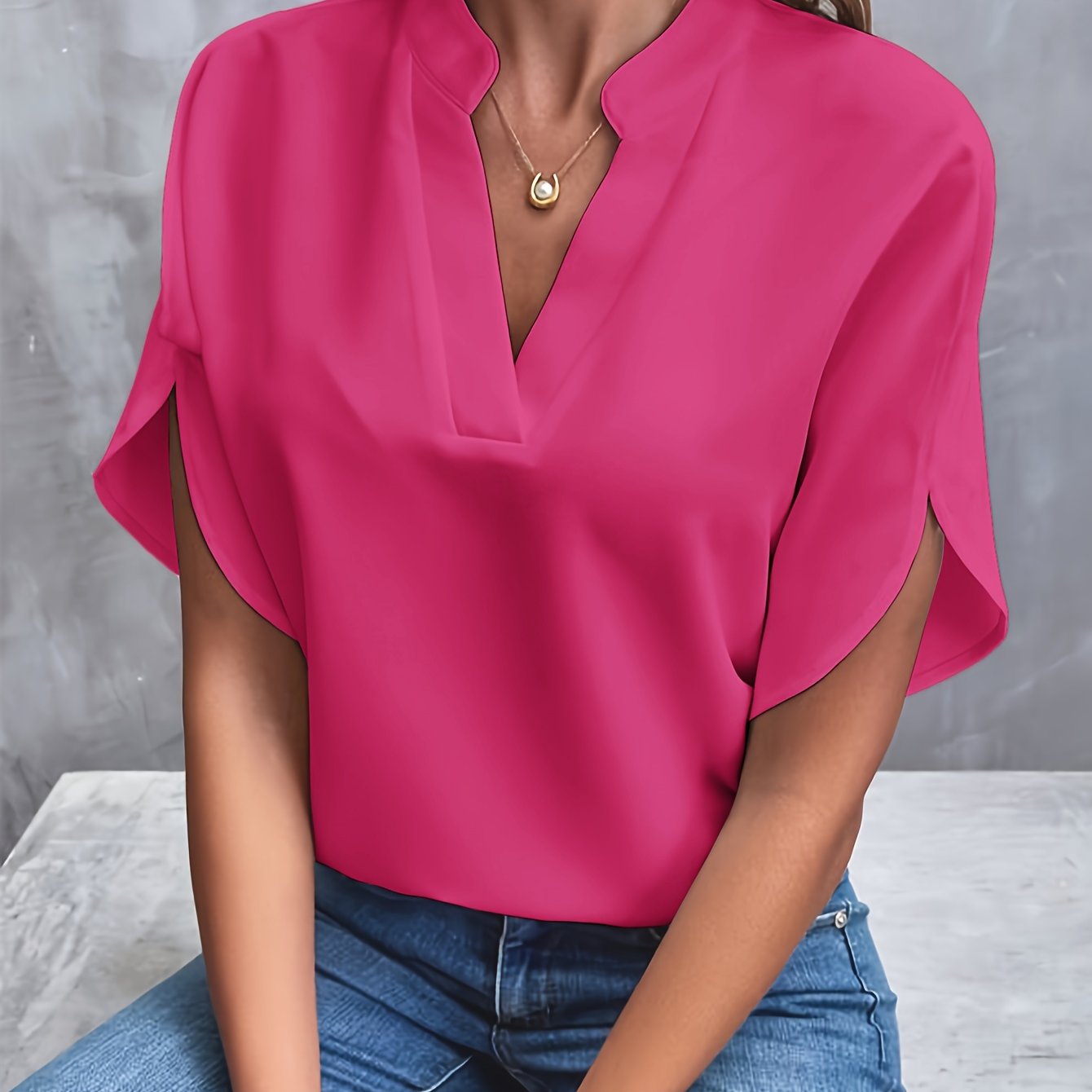 Mina™ - Luxuriös-elegante Bluse