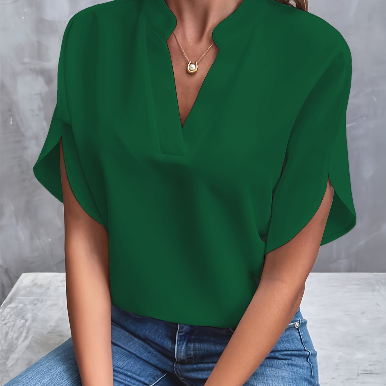Mina™ - Luxuriös-elegante Bluse
