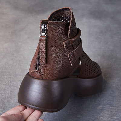 Federica™ - Zeitlose orthopädische Sandalen aus Leder