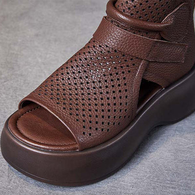 Federica™ - Zeitlose orthopädische Sandalen aus Leder