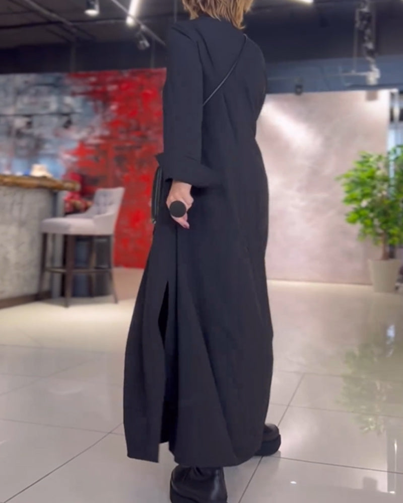 Evite™ Langes weiches Stretchkleid