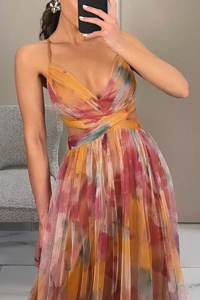 Florence - Bezauberndes Maxikleid mit Blumendruck