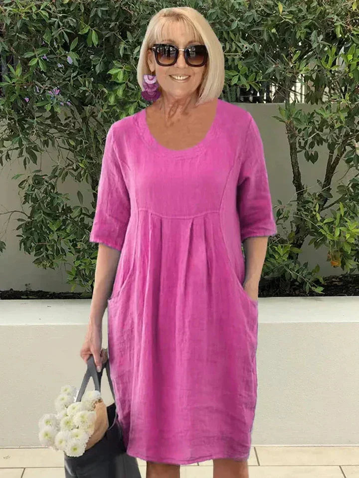Sophia™ - Locker sitzendes Kleid mit Taschen