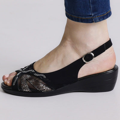 Delia - Bequemer Damen-Sandale