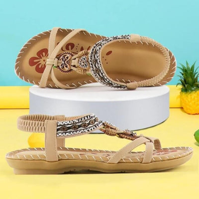 Havanna - Sandalen mit Gummiband und weichem Plateau