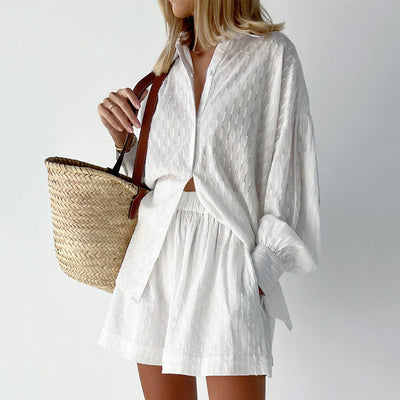 Elizabeth™ - Luftiges Shirt und Shorts Set
