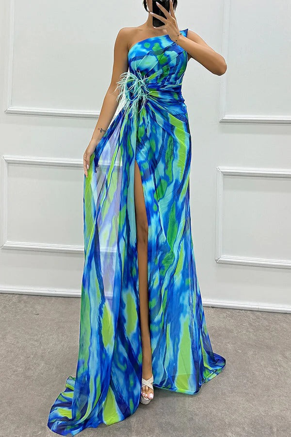 Naomi | Vibrierendes Maxikleid
