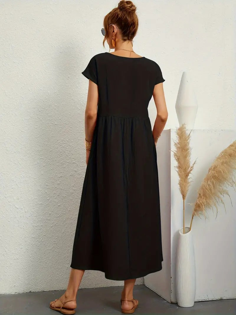 AURELIA | Klassisches Kleid mit Taschen