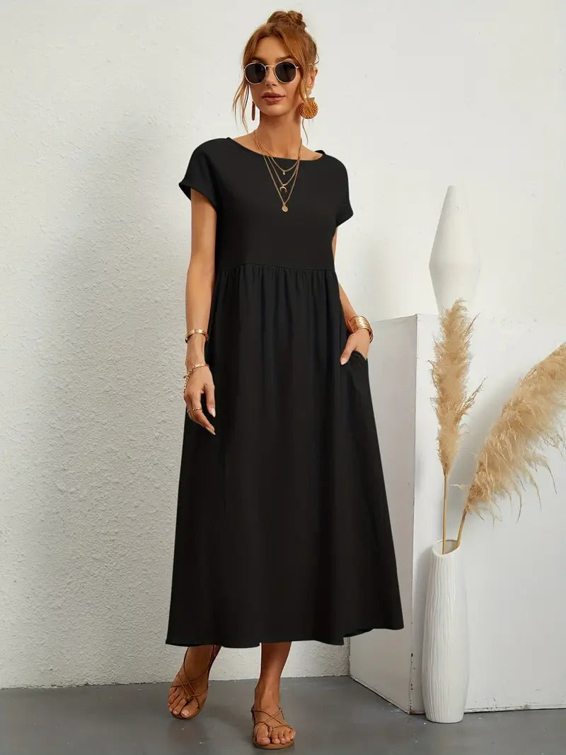 AURELIA | Klassisches Kleid mit Taschen