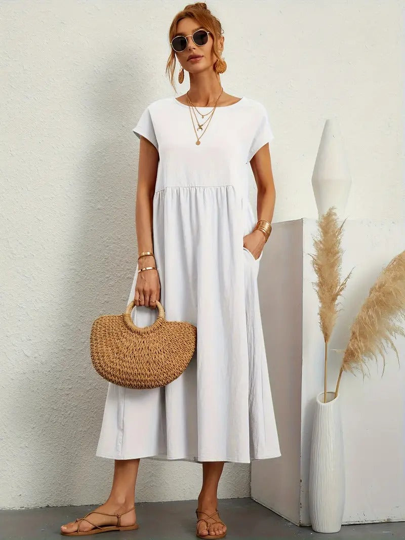 AURELIA | Klassisches Kleid mit Taschen