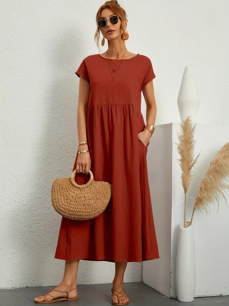 AURELIA | Klassisches Kleid mit Taschen