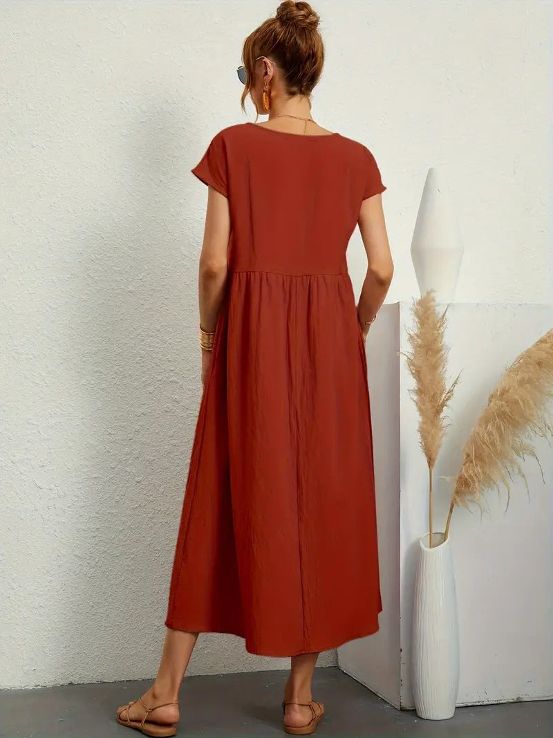 AURELIA | Klassisches Kleid mit Taschen