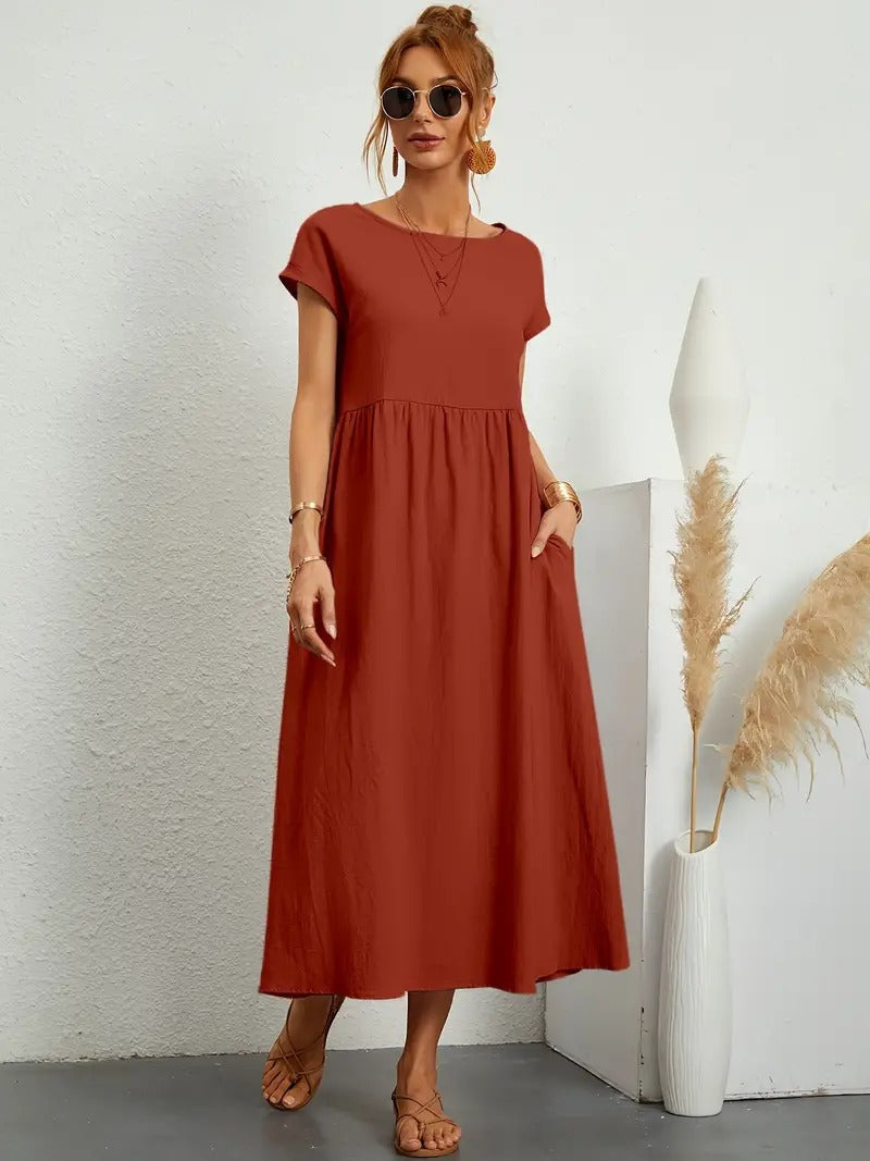 AURELIA | Klassisches Kleid mit Taschen