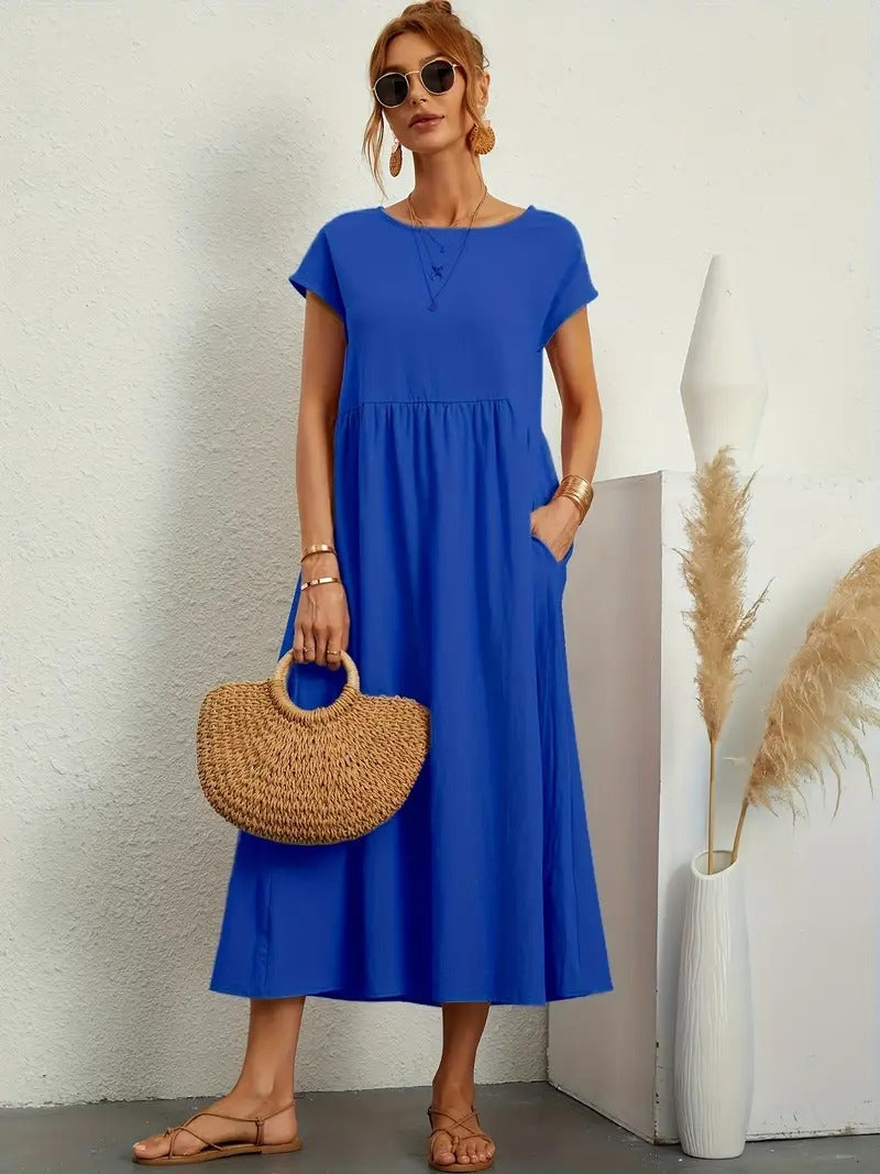AURELIA | Klassisches Kleid mit Taschen