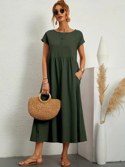 AURELIA | Klassisches Kleid mit Taschen