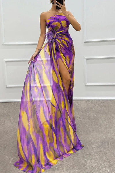 Naomi | Vibrierendes Maxikleid