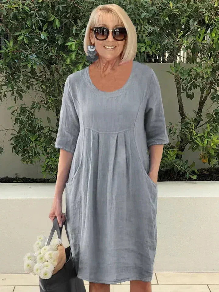 Sophia™ - Locker sitzendes Kleid mit Taschen