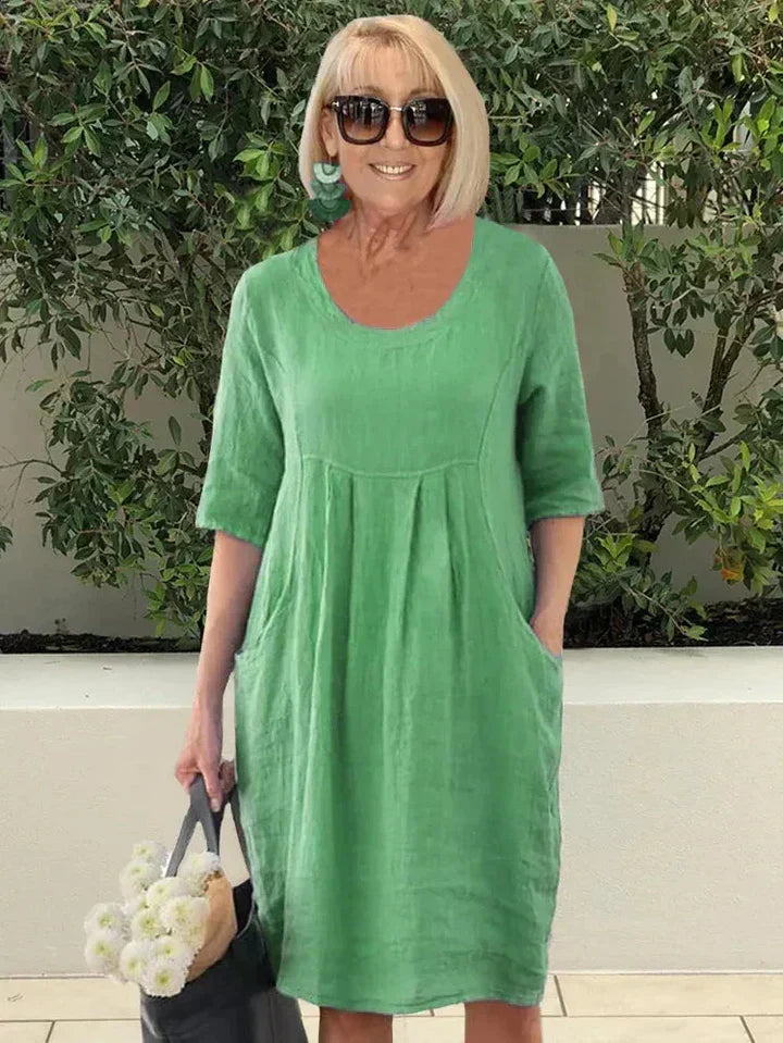 Sophia™ - Locker sitzendes Kleid mit Taschen