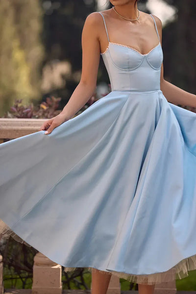 Cordelia | Zartes Kleid mit Tüll-Akzent