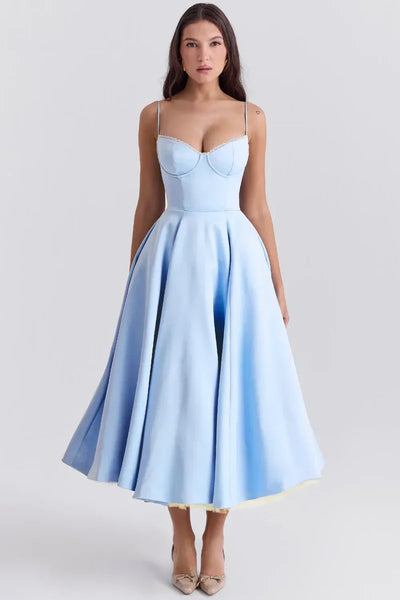 Cordelia | Zartes Kleid mit Tüll-Akzent
