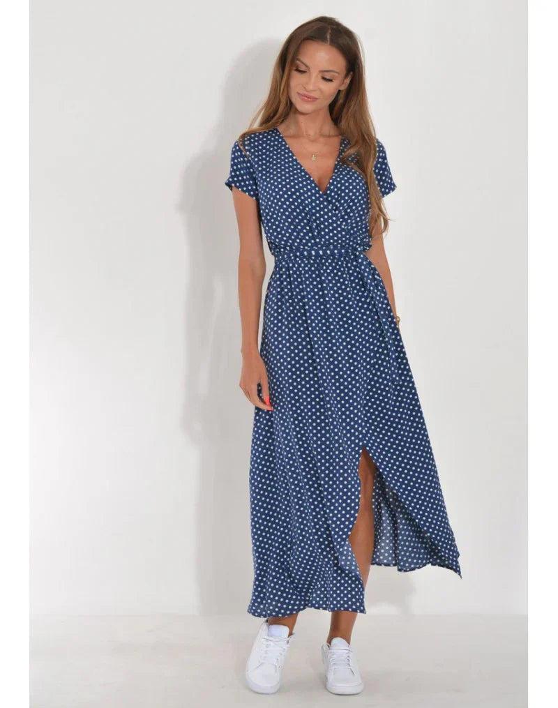 Suzanne - Elegantes Kleid mit V-Ausschnitt
