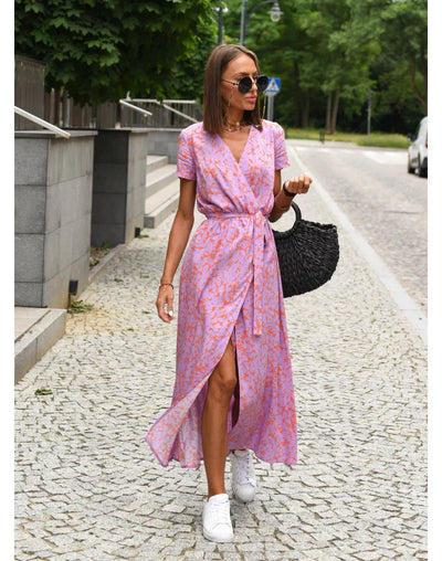 Suzanne - Elegantes Kleid mit V-Ausschnitt