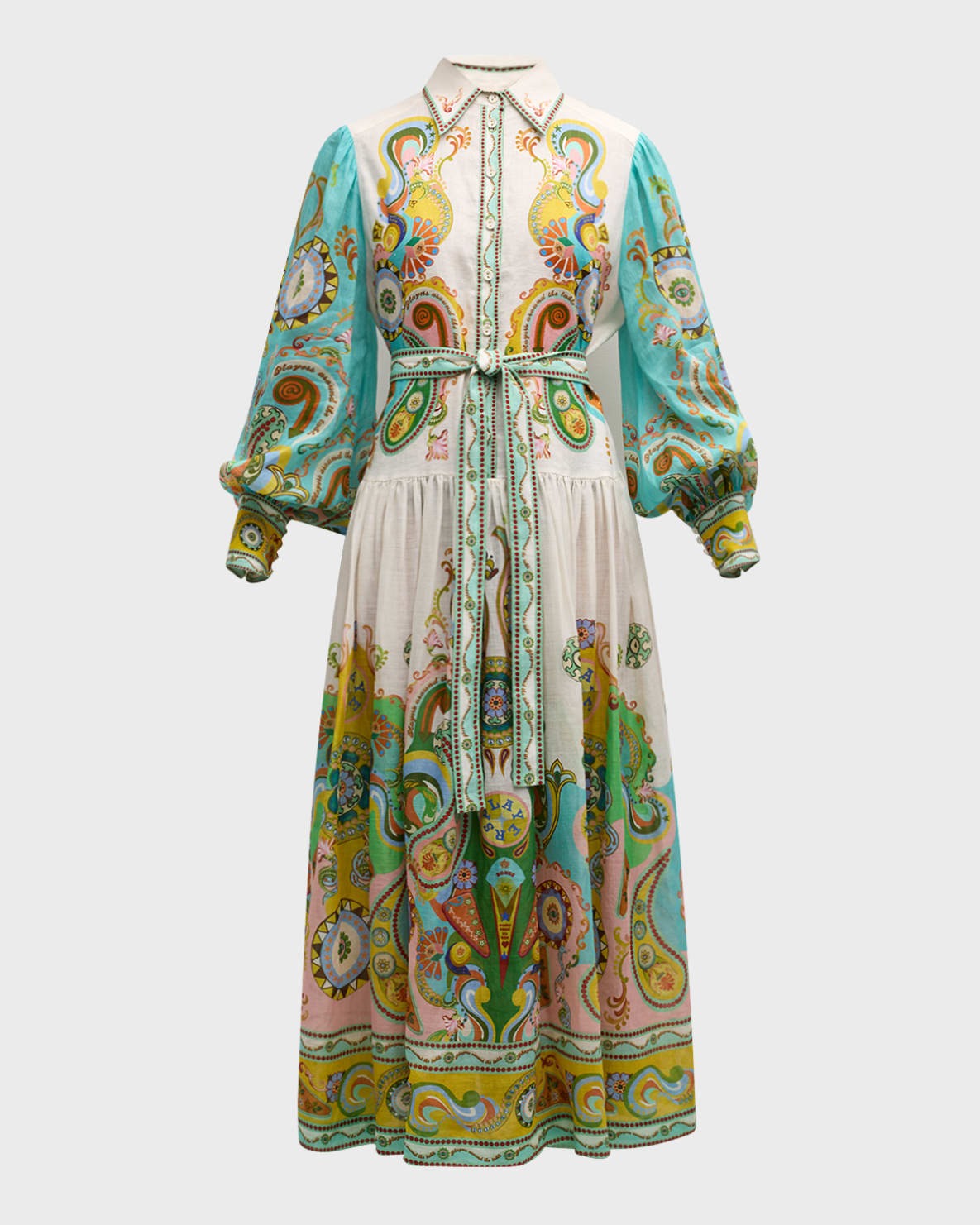 Rhea™ - Maxikleid mit Ballonärmeln