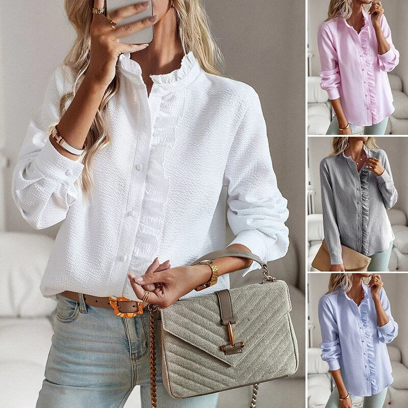 Belle™ - Elegante Polobluse