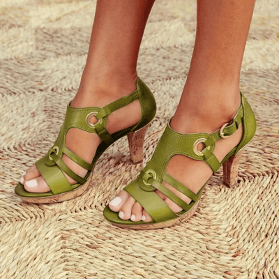 BELLA - Bequeme hochhackige Sandalen